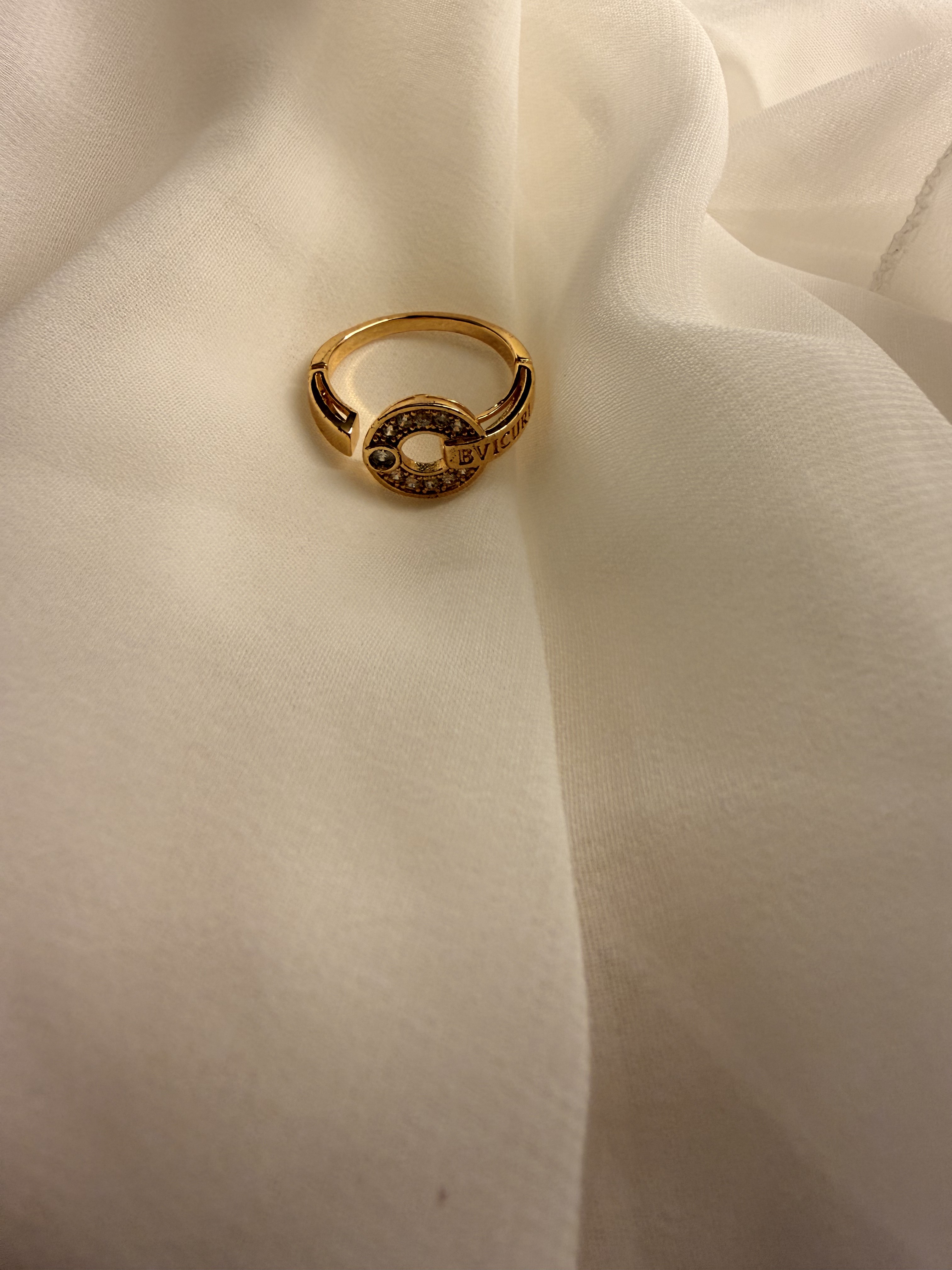 Circular Key Motif Ring product view 3